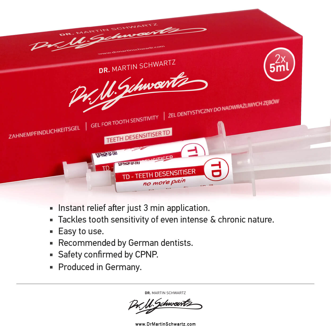 Żel na nadwrażliwość zębów Teeth Desensitiser TD